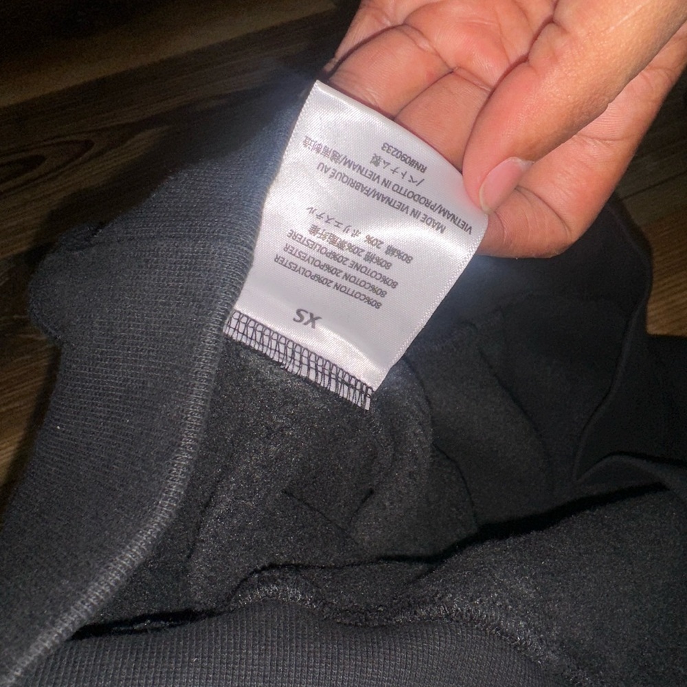 Fear of God Essentials Hoodie SS22 Stretch Limo Black - 100% Authentic XS - Picture 4 of 5